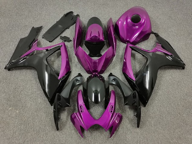 Carena Moto Suzuki GSXR 600 / GSXR 750 2006-2007 - Viola Nero