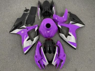 Carena Moto Suzuki GSXR 600 / GSXR 750 2006-2007 - Viola Argento Nero Lucido Fabbrica