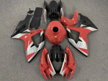 Carena Moto Suzuki GSXR 600 / GSXR 750 2006-2007 - Rosso Argento Nero Fabbrica