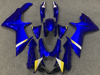 Carena Moto ABS Suzuki GSXR 600 / GSXR 750 2011-2024 - Blu Bianco Giallo Fabbrica