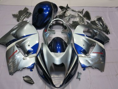 Carena Moto Suzuki GSXR 1300 1996-2007 - Argento Blu Fabbrica