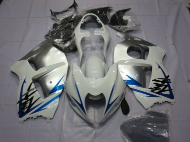 Carena Moto Suzuki GSXR 1300 1996-2007 - Bianco Argento Blu Fabbrica