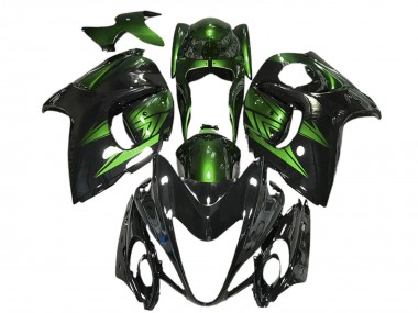 Carena Moto Suzuki GSXR 1300 2008-2020 - Nero Lucido Deep Verde Fabbrica