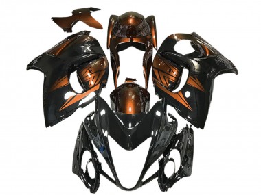 Carena Moto Suzuki GSXR 1300 2008-2020 - Nero Lucido Arancia Profondo Fabbrica