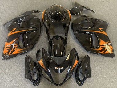 Carena Moto Suzuki GSXR 1300 2008-2020 - Nero Lucido Arancia Fabbrica