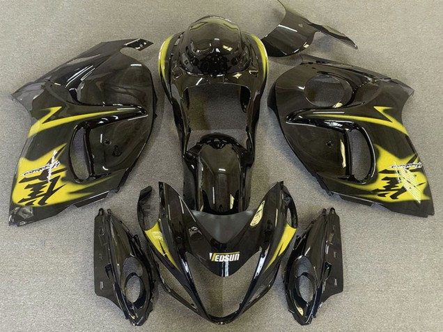 Carena Moto Suzuki GSXR 1300 2008-2020 - Nero Lucido Giallo