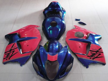 Carena Moto Suzuki GSXR 1300 1996-2007 - Lucido Blu Rosso Fabbrica
