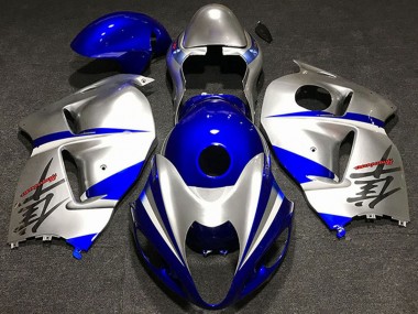 Carena Moto Suzuki GSXR 1300 1996-2007 - Argento Blu Fabbrica