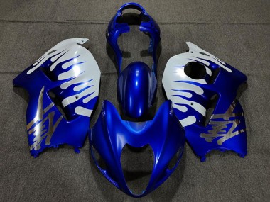 Carena Moto Suzuki GSXR 1300 1996-2007 - Bianco Blu Fiamma Fabbrica