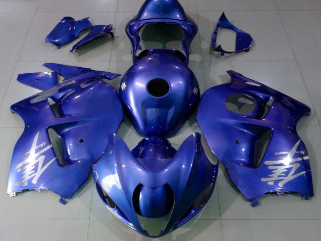 Carena Moto Suzuki GSXR 1300 1996-2007 - Lucido Blu Argento Logo