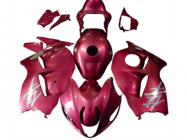 Carena Moto Suzuki GSXR 1300 1996-2007 - Lucido Rosso Argento Logo Fabbrica