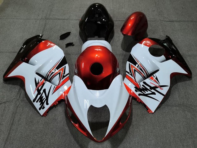 Carena Moto Suzuki GSXR 1300 1996-2007 - Bianco Arancia