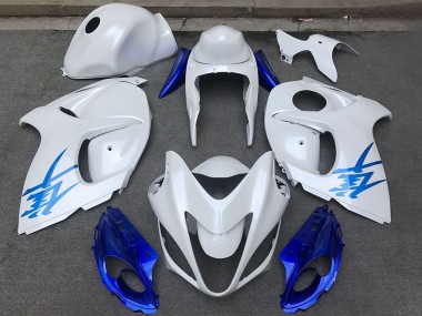Carena Moto Suzuki GSXR 1300 2008-2020 - Lucido Bianco Blu Fabbrica