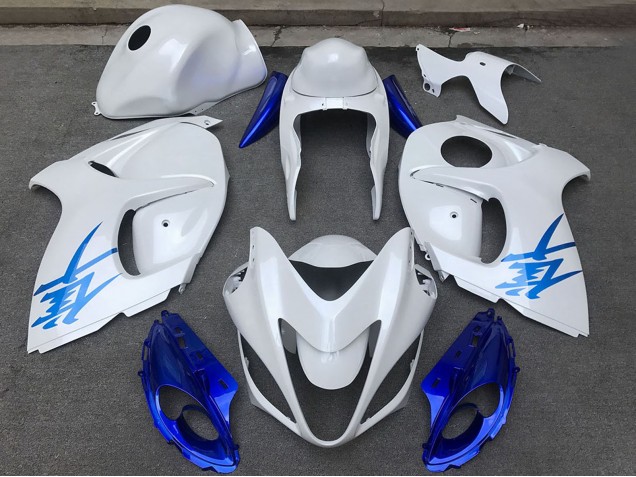 Carena Moto Suzuki GSXR 1300 2008-2020 - Lucido Bianco Blu