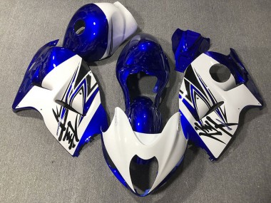 Carena Moto Suzuki GSXR 1300 1996-2007 - Lucido Bianco Blu Profondo Fabbrica