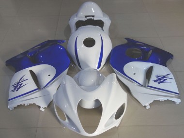 Carena Moto Suzuki GSXR 1300 1996-2007 - Lucido Bianco Blu Fabbrica