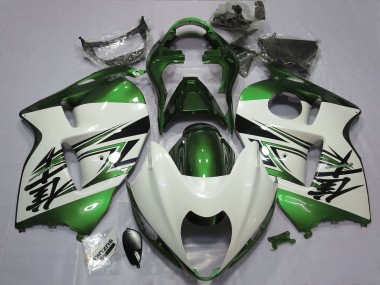 Carena Moto Suzuki GSXR 1300 1996-2007 - Lucido Bianco Verde Fabbrica