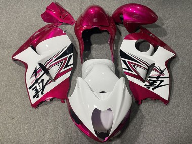 Carena Moto Suzuki GSXR 1300 1996-2007 - Lucido Bianco Rosa Fabbrica