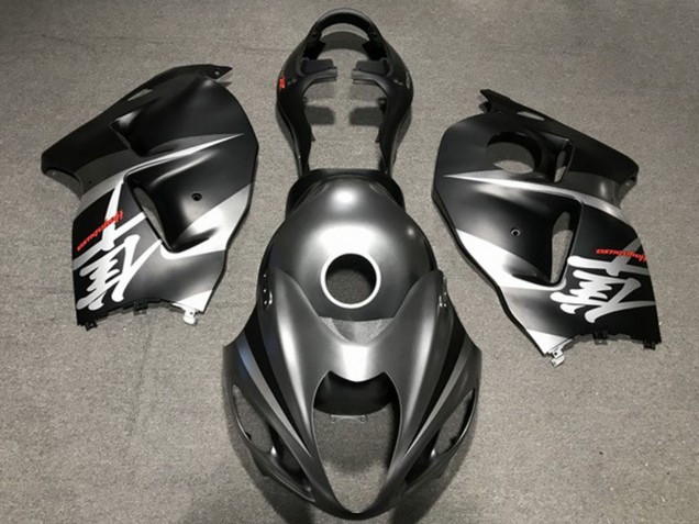 Carena Moto Suzuki GSXR 1300 1996-2007 - Argento Opaco Nero