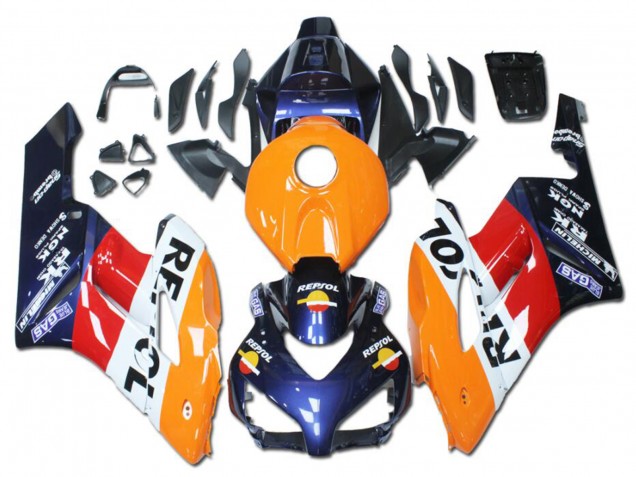 Carena Moto Honda CBR1000RR 2004-2005 - Arancia Rosso Bianco Blu Repsol