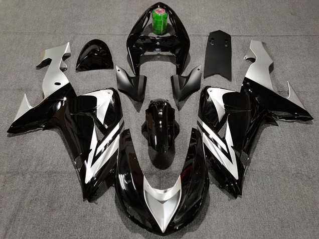Carena Moto Kawasaki ZX10R 2006-2007 - Nero Lucido Argento