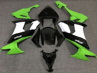 Carena Moto Kawasaki ZX10R 2008-2010 - Verde Bianco Nero Fabbrica