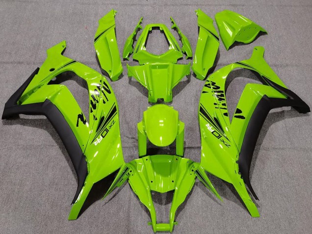 Carena Moto Kawasaki ZX10R 2011-2015 - Verde Nero Opaco
