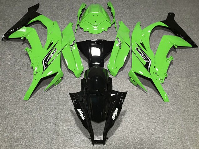 Carena Moto Kawasaki ZX10R 2011-2015 - Verde Nero Lucido