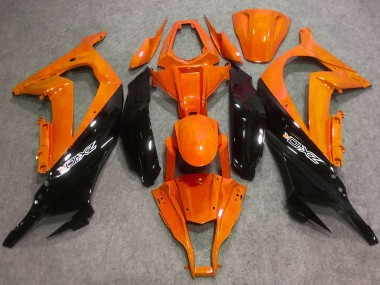 Carena Moto Kawasaki ZX10R 2016-2020 - Arancia Nero Lucido Fabbrica