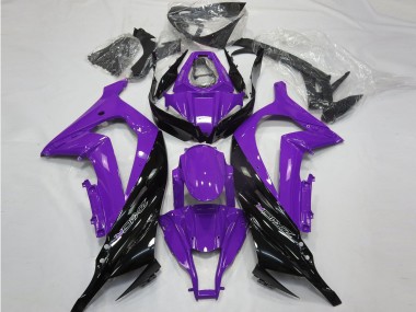 Carena Moto Kawasaki ZX10R 2011-2015 - Viola Nero Lucido Fabbrica