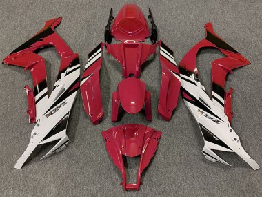 Carena Moto Kawasaki ZX10R 2011-2015 - Rosso Bordeaux Bianco Nero Fabbrica