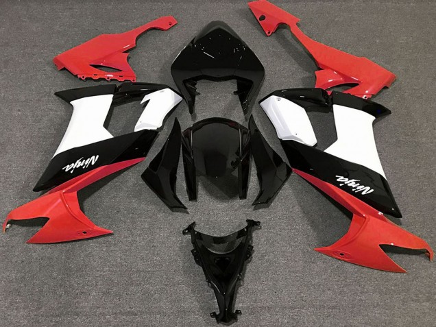 Carena Moto Kawasaki ZX10R 2008-2010 - Lucido Rosso Nero Bianco
