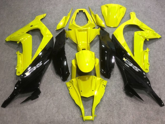 Carena Moto Kawasaki ZX10R 2016-2020 - Giallo Nero Lucido