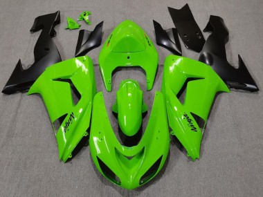 Carena Moto Kawasaki ZX10R 2006-2007 - Verde Nero Opaco Fabbrica