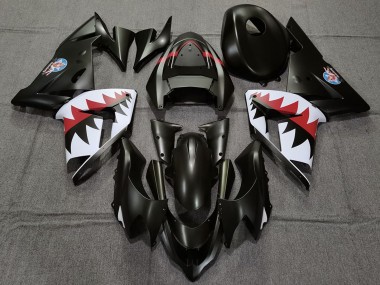 Carena Moto Kawasaki ZX10R 2004-2005 - Nero Opaco Betty Bomber Fabbrica