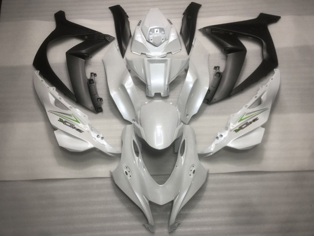 Carena Moto Kawasaki ZX10R 2016-2020 - Bianco Perla Nero Verde