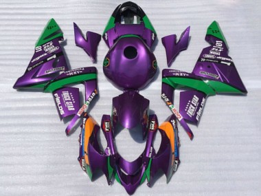 Carena Moto Kawasaki ZX10R 2004-2005 - Viola Verde Trick Star Fabbrica