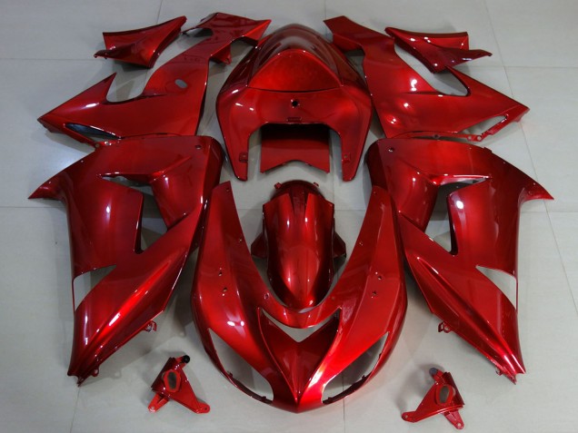 Carena Moto Kawasaki ZX10R 2006-2007 - Rosso Profondo