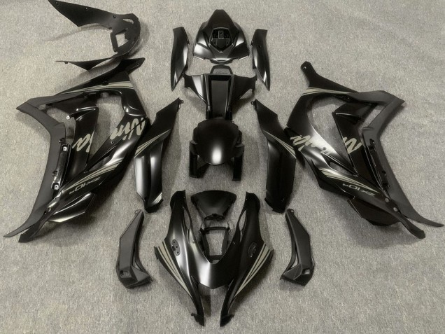 Carena Moto Kawasaki ZX10R 2016-2020 - Nero Opaco Grigio Ninja