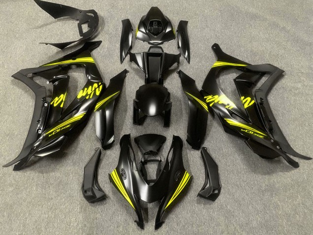 Carena Moto Kawasaki ZX10R 2016-2020 - Nero Opaco Giallo Ninja