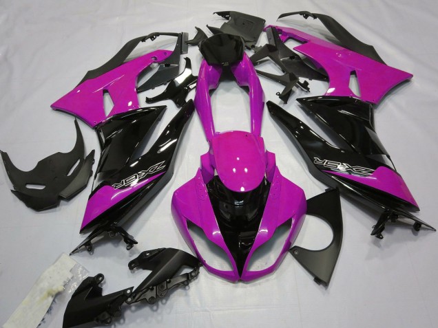 Carena Moto Kawasaki ZX6R 2009-2012 - Rosa Nero Lucido