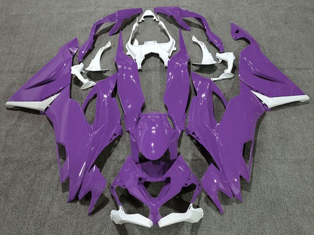 Carena Moto Kawasaki ZX6R 2019-2022 - Bianco Viola