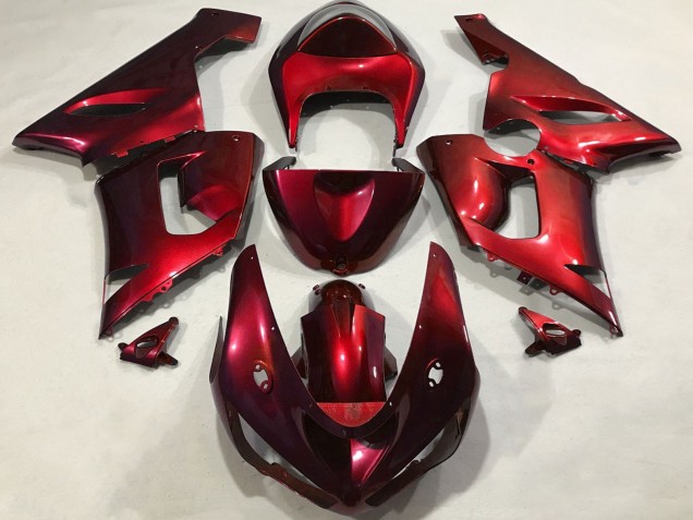 Carena Moto Kawasaki ZX6R 2005-2006 - Metallico Rosso