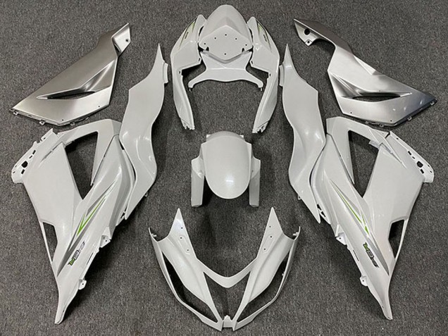 Carena Moto Kawasaki ZX6R 2013-2018 - Bianco Perla Verde