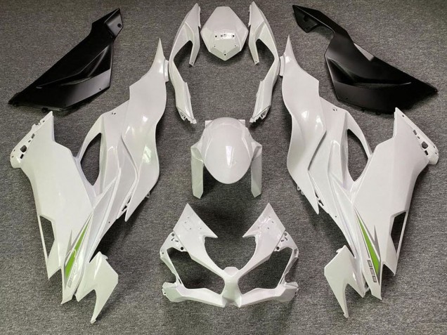 Carena Moto Kawasaki ZX6R 2019-2022 - Bianco Perla Verde