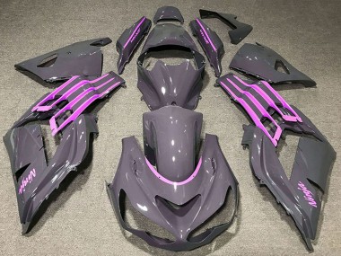 Carene Moto Kawasaki ZX14R ZZR1400 2012-2024 - Nardo Grigio Rosa Fabbrica