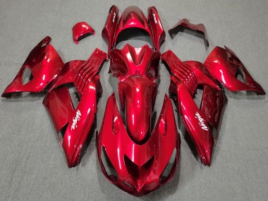 Carena Moto Kawasaki ZX14R 2006-2011 - Rosso Bianco Ninja Fabbrica