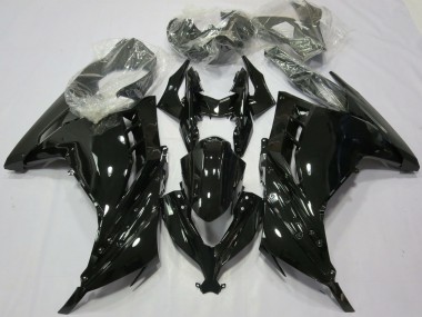 Carena Moto Kawasaki Ninja 300 2013-2024 - Nero Lucido Fabbrica