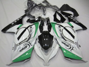 Carena Moto Kawasaki Ninja 300 2013-2024 - Lucido Bianco Verde Nero Fabbrica