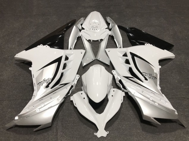 Carene Moto Kawasaki Ninja 300 2013-2017 - Lucido Bianco Argento Nero